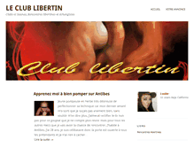 Tablet Screenshot of le-club-libertin.com